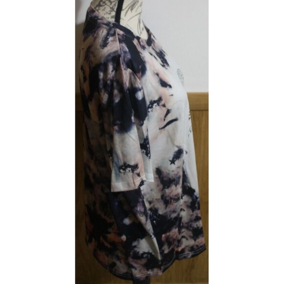 "I Am The Storm" Womens SS Tie Dye T-Shirt Sz XL Colorful Comical NWT - Picture 4 of 8
